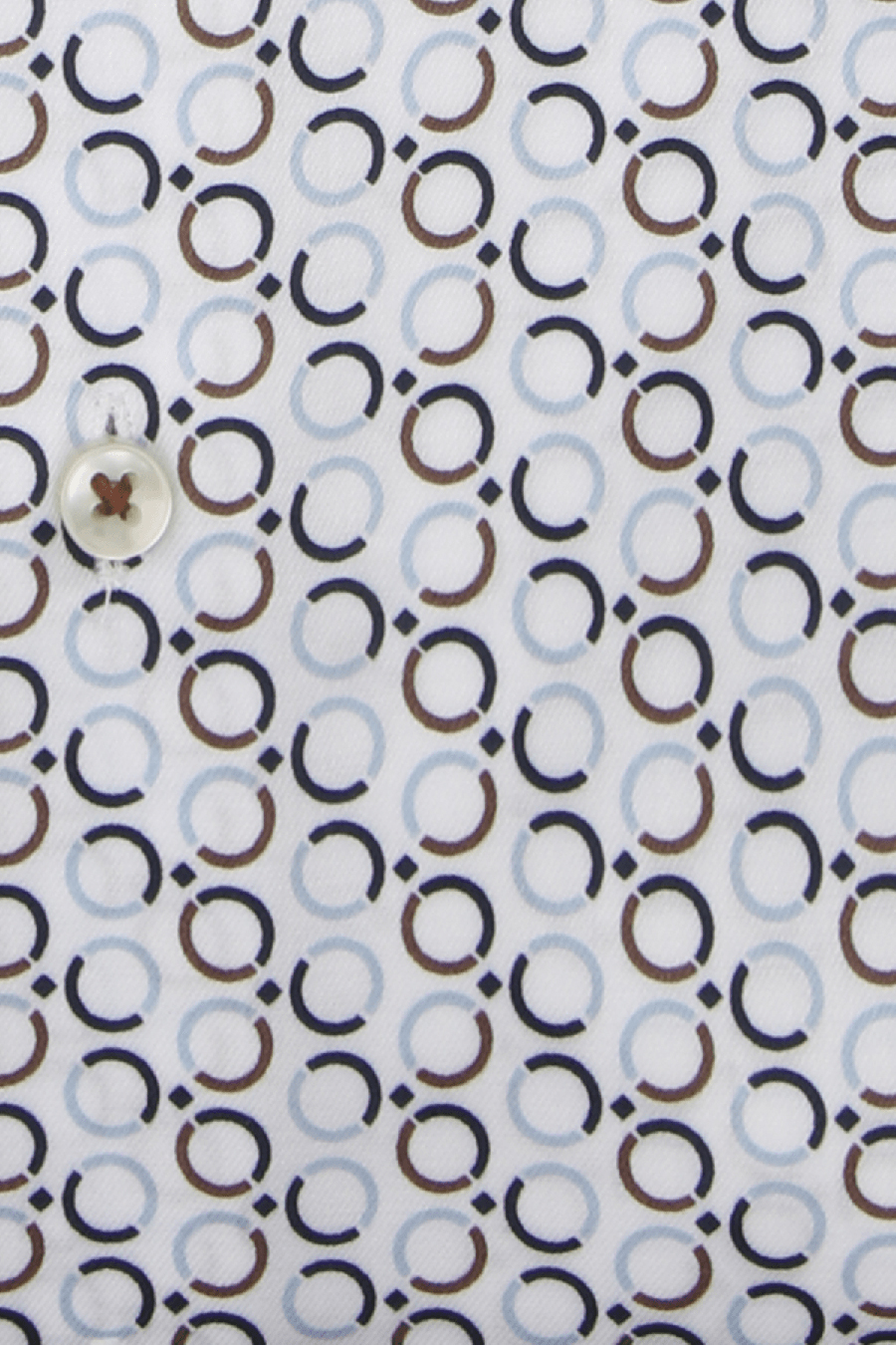 Produktbild f�r 'ETERNA Modern Fit Hemd super langer Arm New Kent Kragen Twill Muster blau'