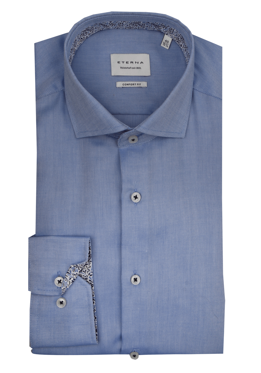 Produktbild fr 'ETERNA Comfort Fit Hemd Langarm Haifischkragen Oxford hellblau'