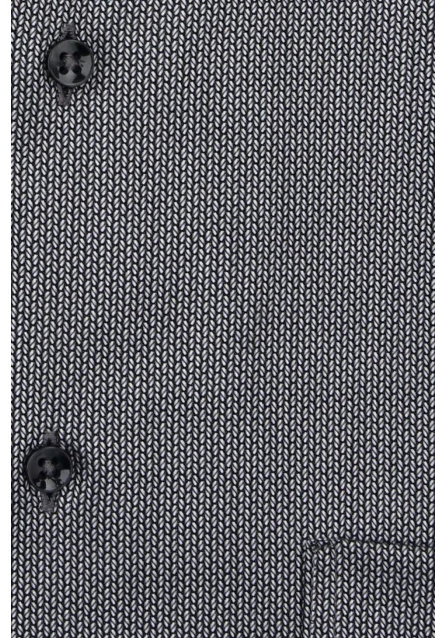 Produktbild fr 'ETERNA Comfort Fit Hemd Langarm Haifischkragen Muster grau'