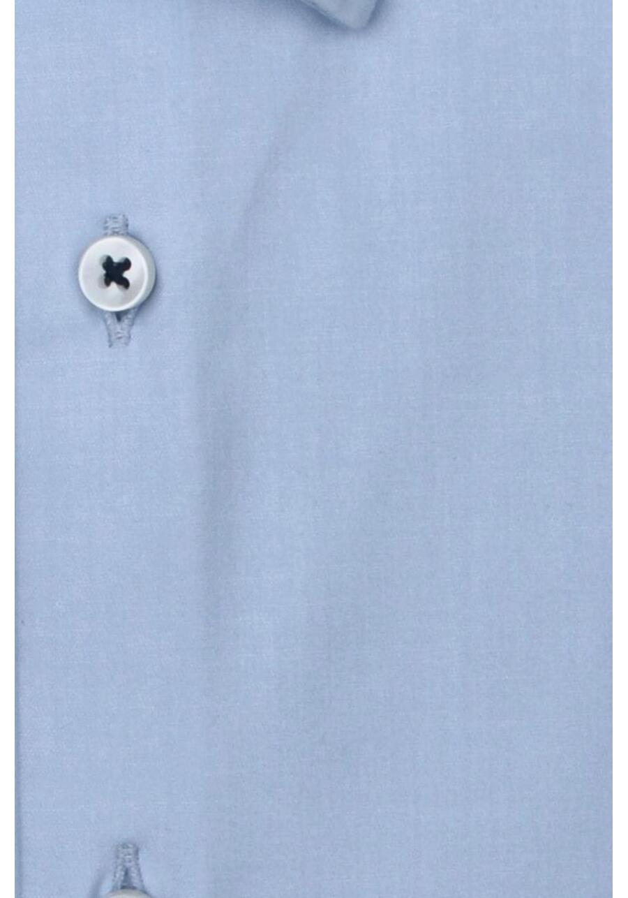 Produktbild fr 'ETERNA Super Slim Performance Hemd Langarm New Kent Kragen hellblau'