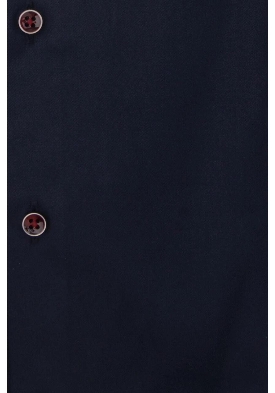 Produktbild fr 'ETERNA Super Slim Cover Hemd Langarm Haifischkragen Twill nachtblau'