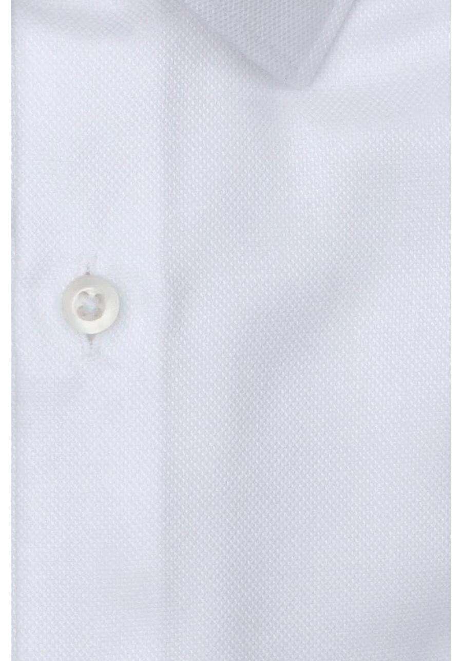 Produktbild fr 'ETERNA Slim Fit Performence Hemd Langarm New Kent Kragen wei'