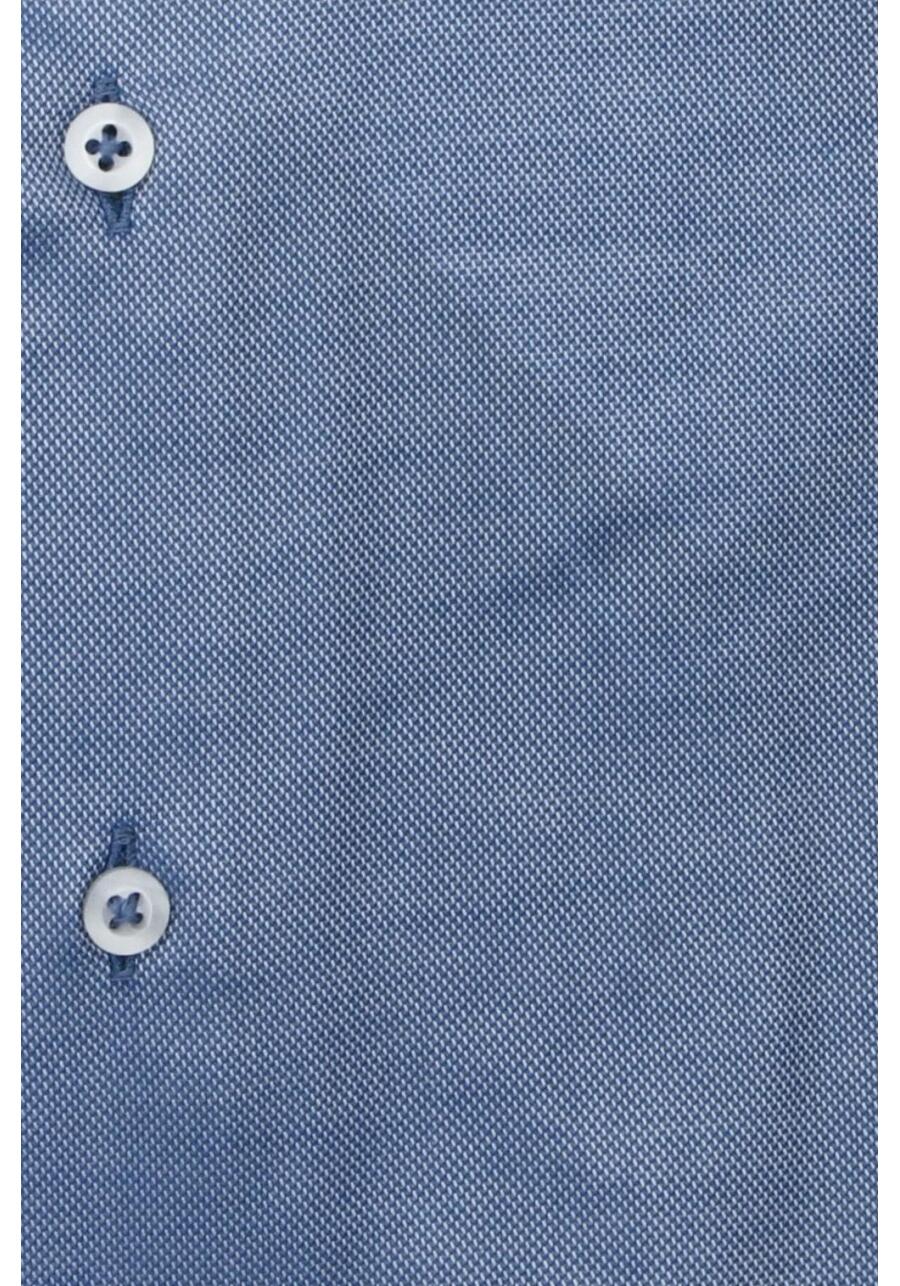 Produktbild fr 'ETERNA Slim Fit Performence Hemd Langarm New Kent Kragen mittelblau'