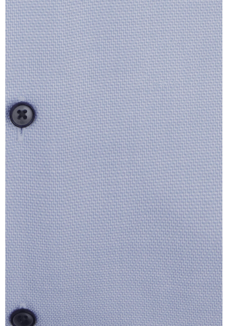 Produktbild fr 'ETERNA Modern Fit Hemd Langarm New Kent Kragen Struktur hellblau'
