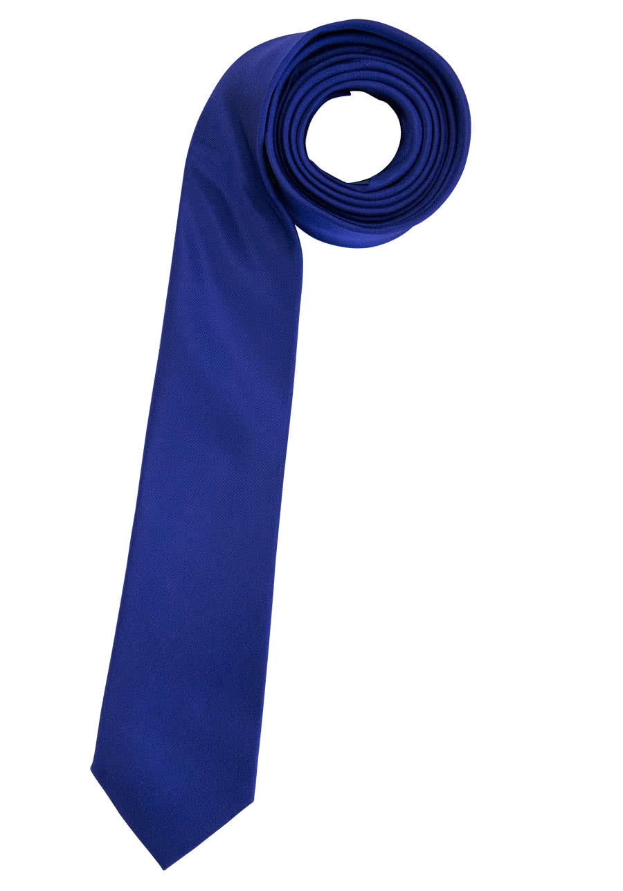 ETERNA Krawatte aus reiner cm 6,0 mittelblau Seide breit