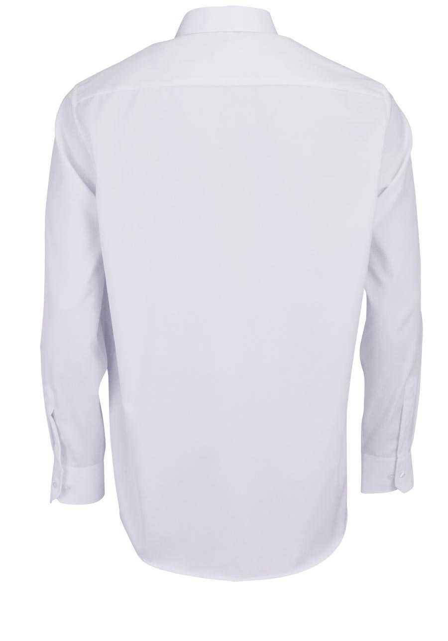 ETERNA Comfort Fit Cover Hemd extra langer Arm blickdicht Brusttasche weiß