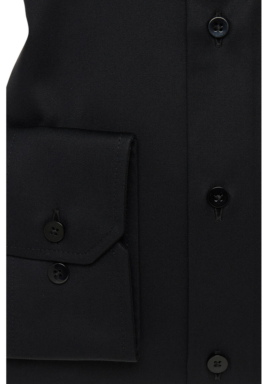 Produktbild fr 'ETERNA Modern Fit Cover Hemd Langarm New Kent Kragen Blickdicht schwarz'