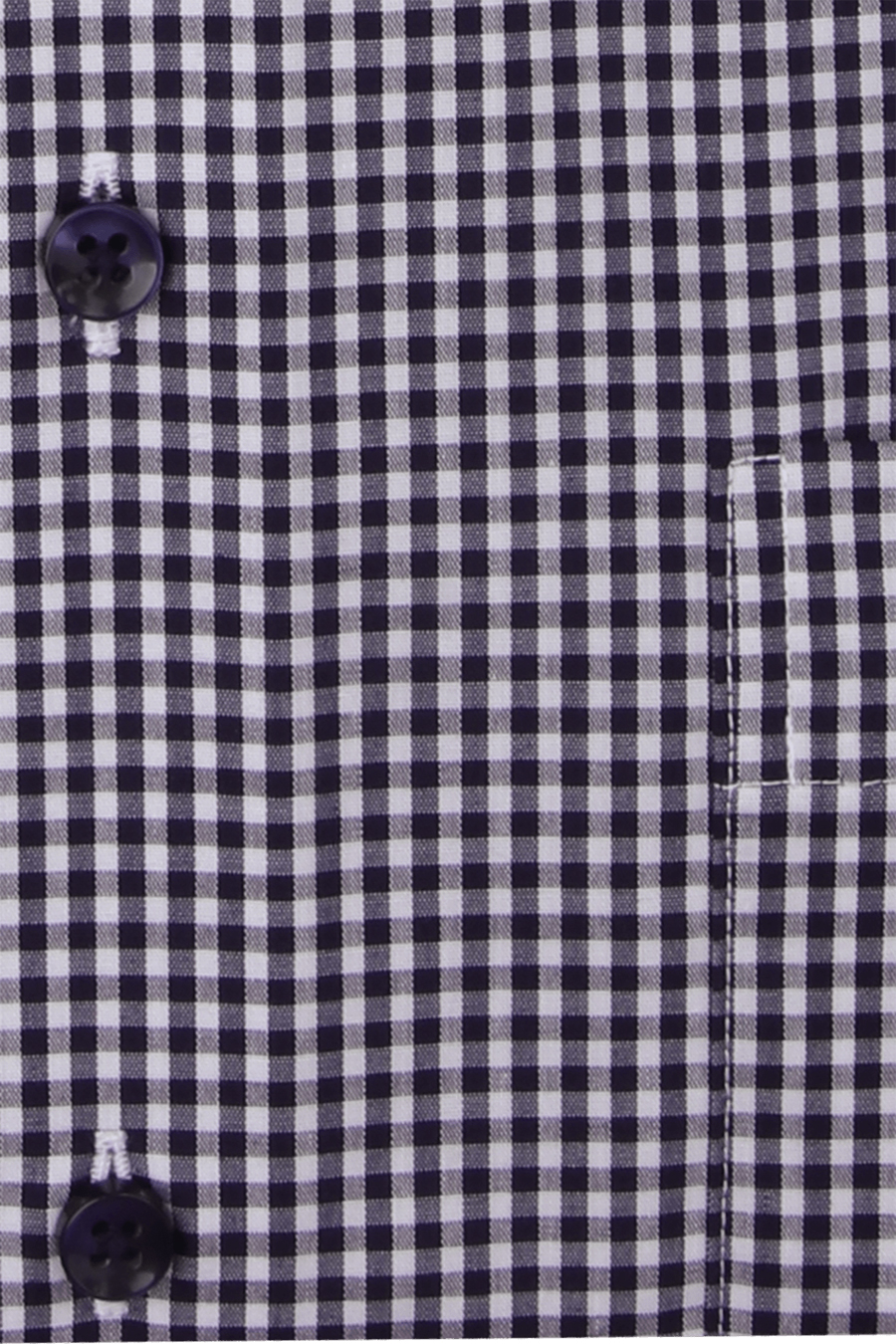 Produktbild f�r 'ETERNA Comfort Fit Hemd Halbarm Button Down Kragen Karo navy'