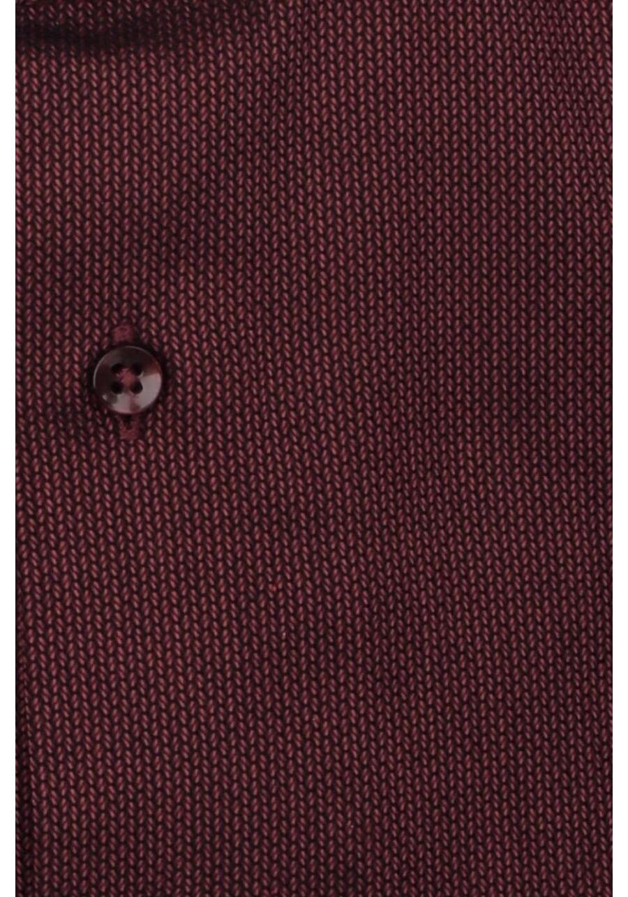 Produktbild fr 'ETERNA Modern Fit Hemd extra langer Arm Haifischkragen Muster rot'