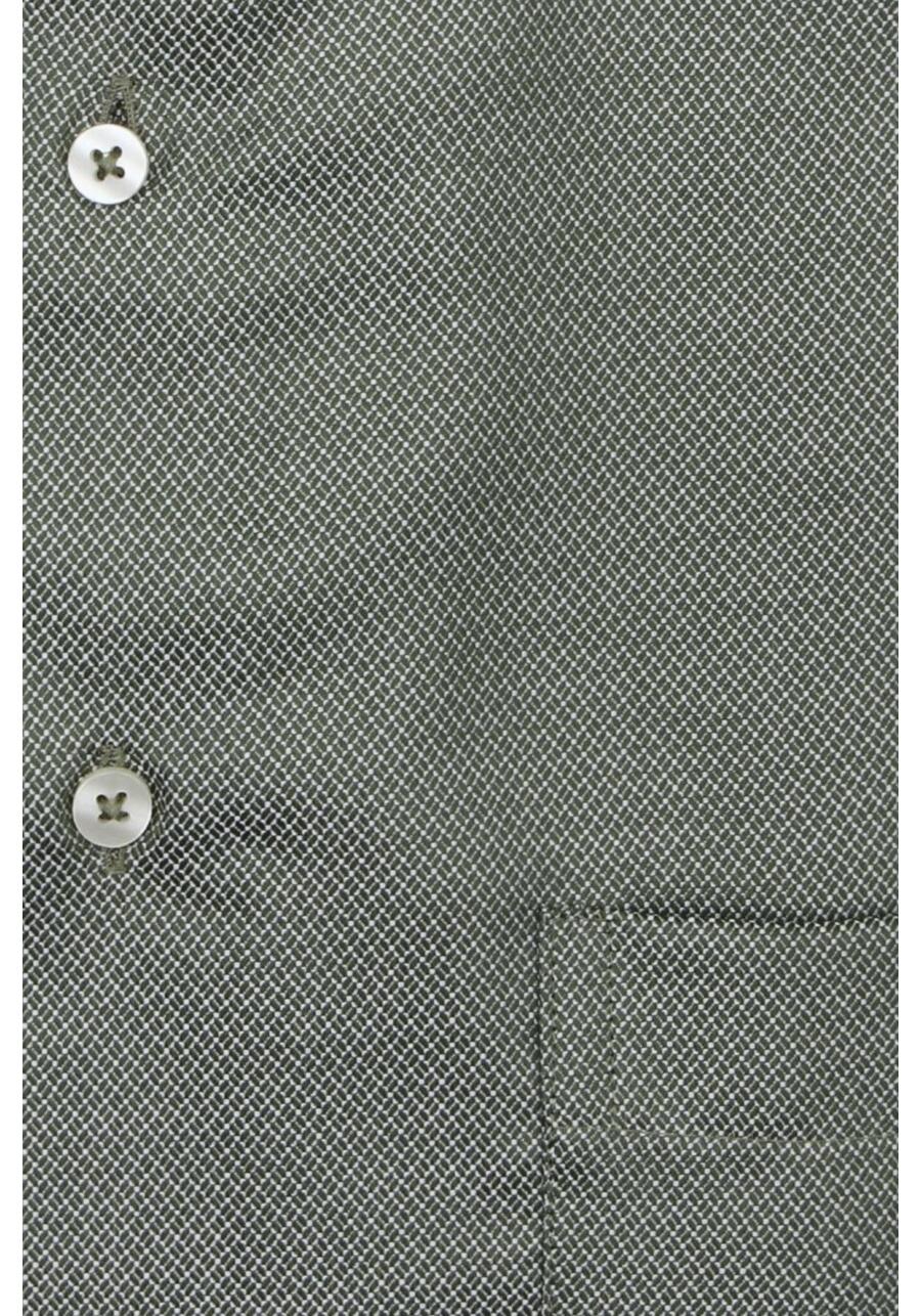 Produktbild fr 'ETERNA Comfort Fit Cover Hemd Langarm Blickdicht Struktur grn'