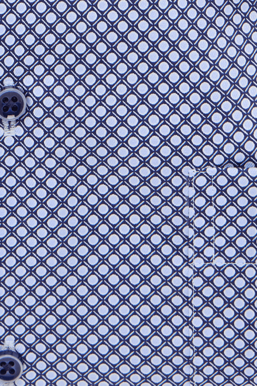 Produktbild fr 'ETERNA Modern Fit Hemd Langarm New Kent Kragen Muster hellblau'