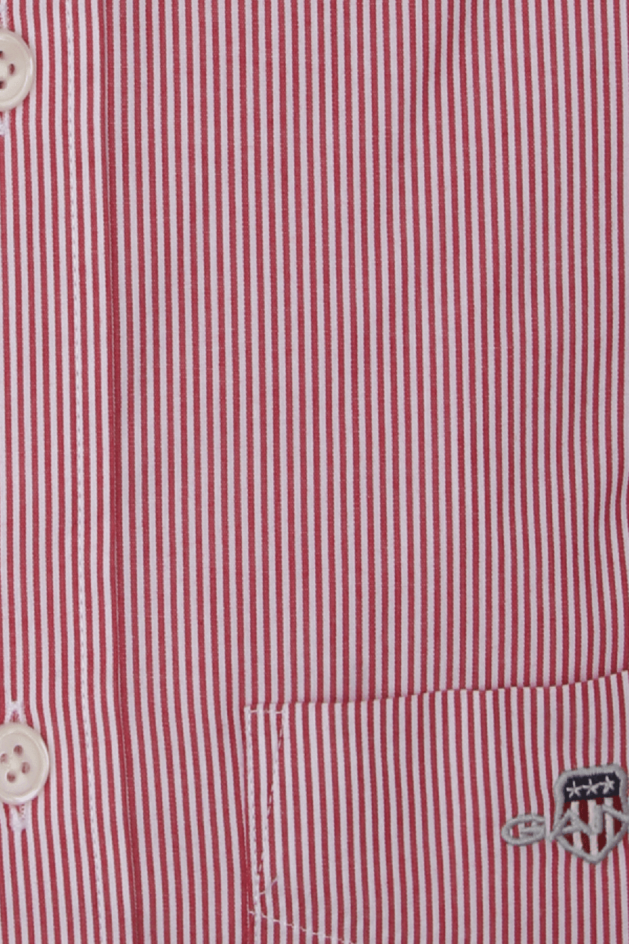 Produktbild fr 'GANT Regular Hemd Langarm Button Down Kragen Streifen rot'