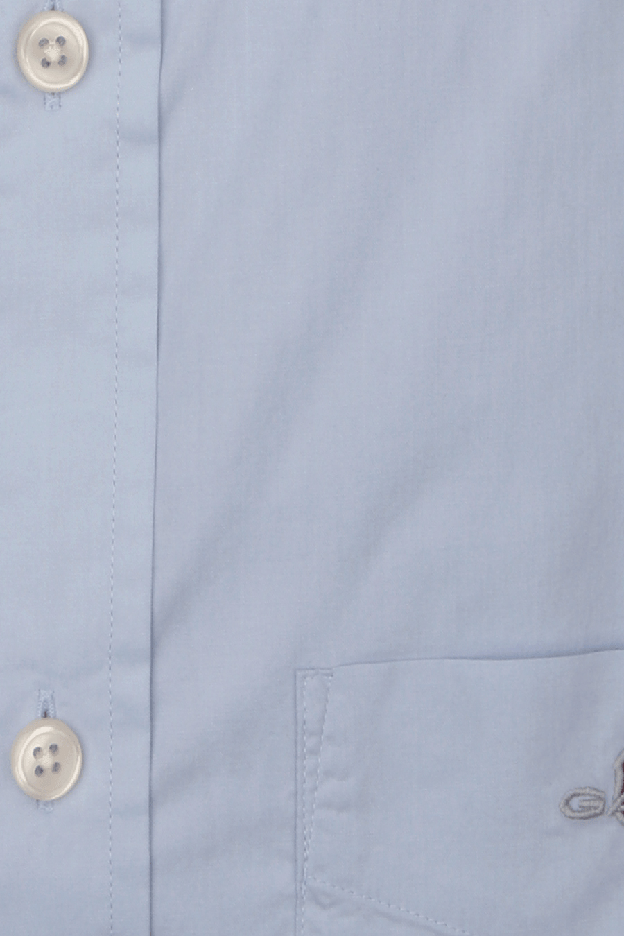 Produktbild fr 'GANT Regular Hemd Langarm Button Down Kragen Popeline hellblau'