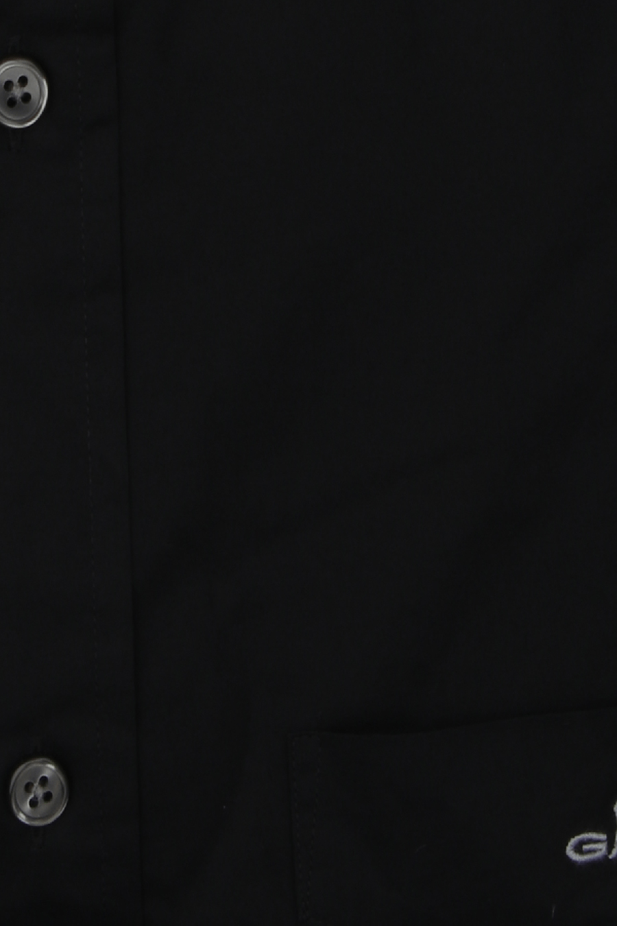 Produktbild fr 'GANT Regular Hemd Langarm Button Down Kragen Popeline schwarz'
