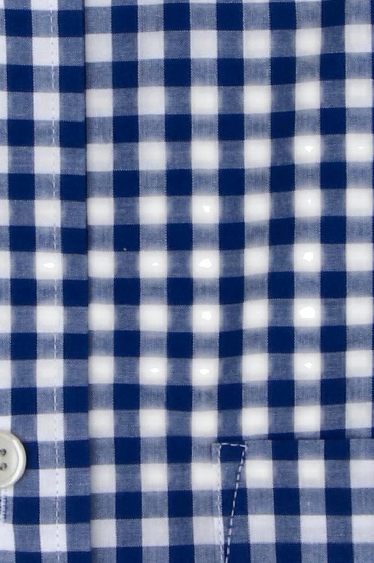 Produktbild fr 'GANT Regular Hemd Langarm Button Down Kragen Karo blau'