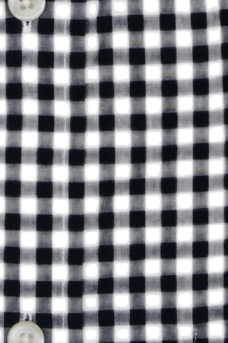 Produktbild fr 'GANT Regular Hemd Langarm Button Down Kragen Karo schwarz'