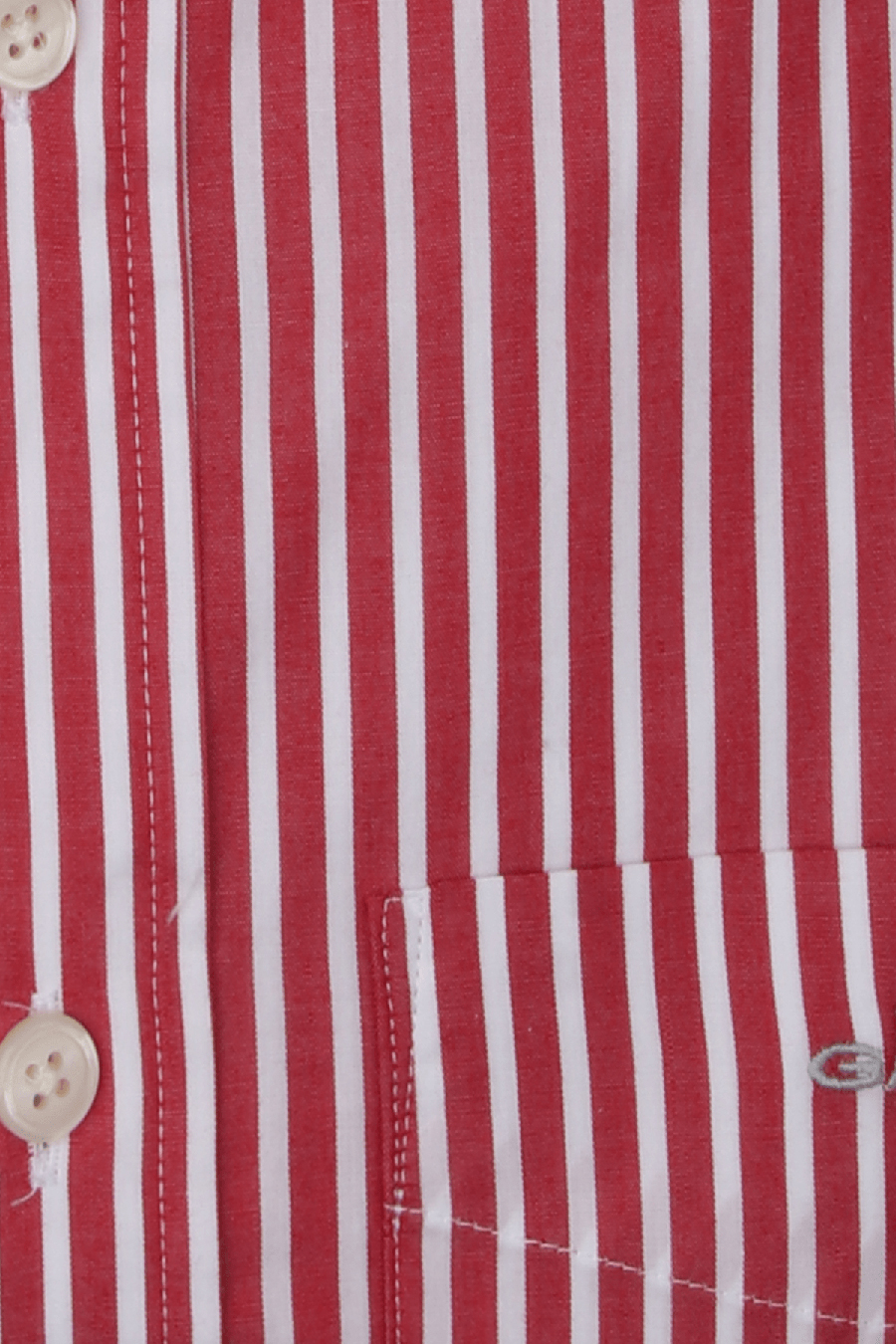 Produktbild fr 'GANT Regular Hemd Langarm Button Down Kragen Streifen rot'