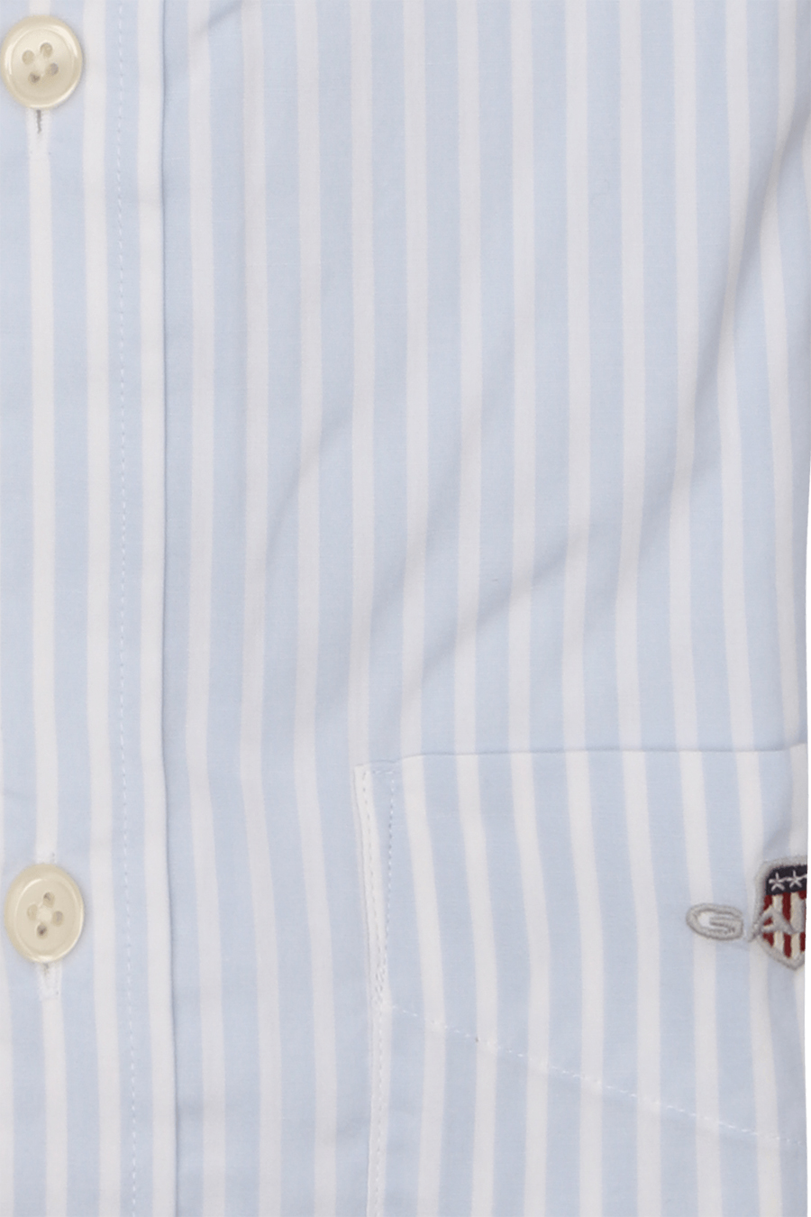 Produktbild fr 'GANT Regular Hemd Langarm Button Down Kragen Streifen hellblau'