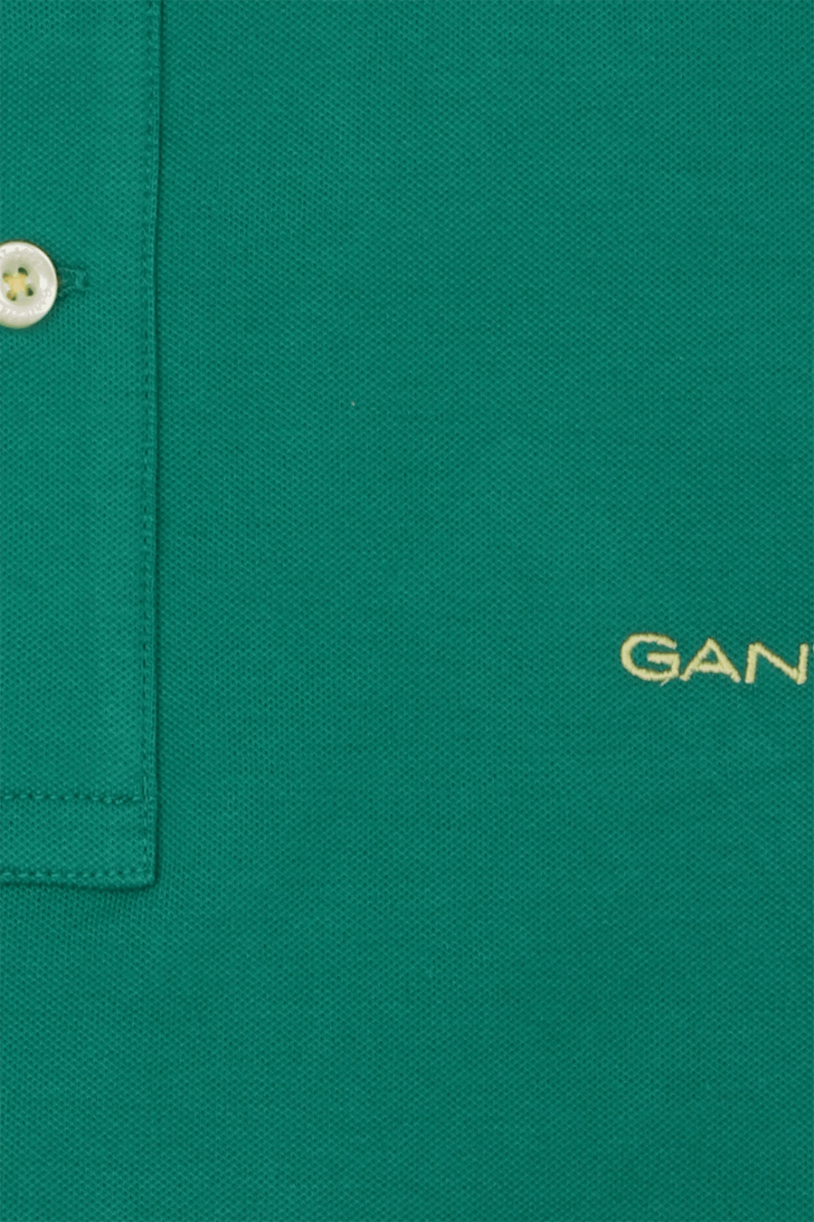 Produktbild fr 'GANT Regular Polo Halbarm geknpfter Polokragen Stretch Pique grn'