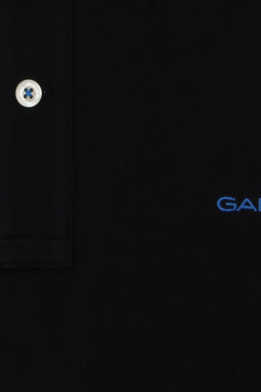 Produktbild fr 'GANT Regular Polo Halbarm geknpfter Polokragen Stretch Pique schwarz'