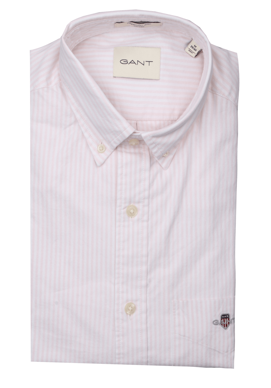 Produktbild f�r 'GANT Regular Hemd Langarm Button Down Kragen Oxford Streifen rosa'