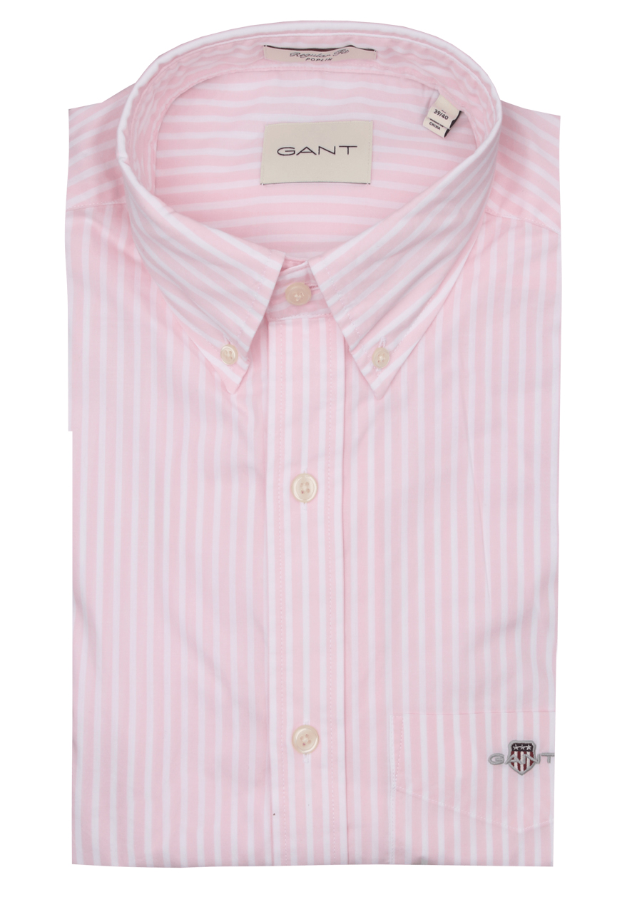 Produktbild f�r 'GANT Regular Hemd Langarm Button Down Kragen Streifen rosa'