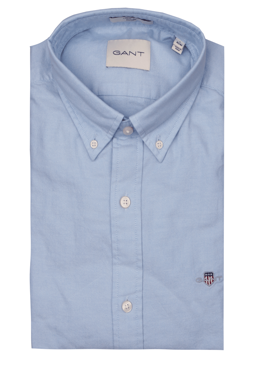 Produktbild fr 'GANT Slim Hemd Langarm Button Down Kragen Oxford hellblau'