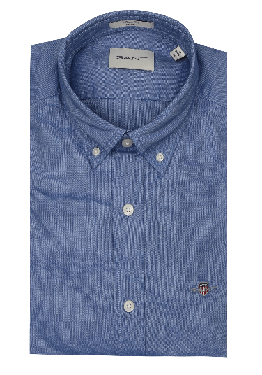 Produktbild fr 'GANT Slim Hemd Langarm Button Down Kragen Oxford mittelblau'