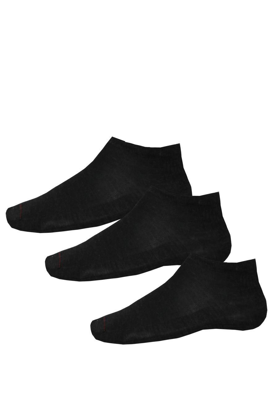 Produktbild f�r 'HIRSCH 1928 Sneakersocken 3er Pack Schurwollmix anthrazit'