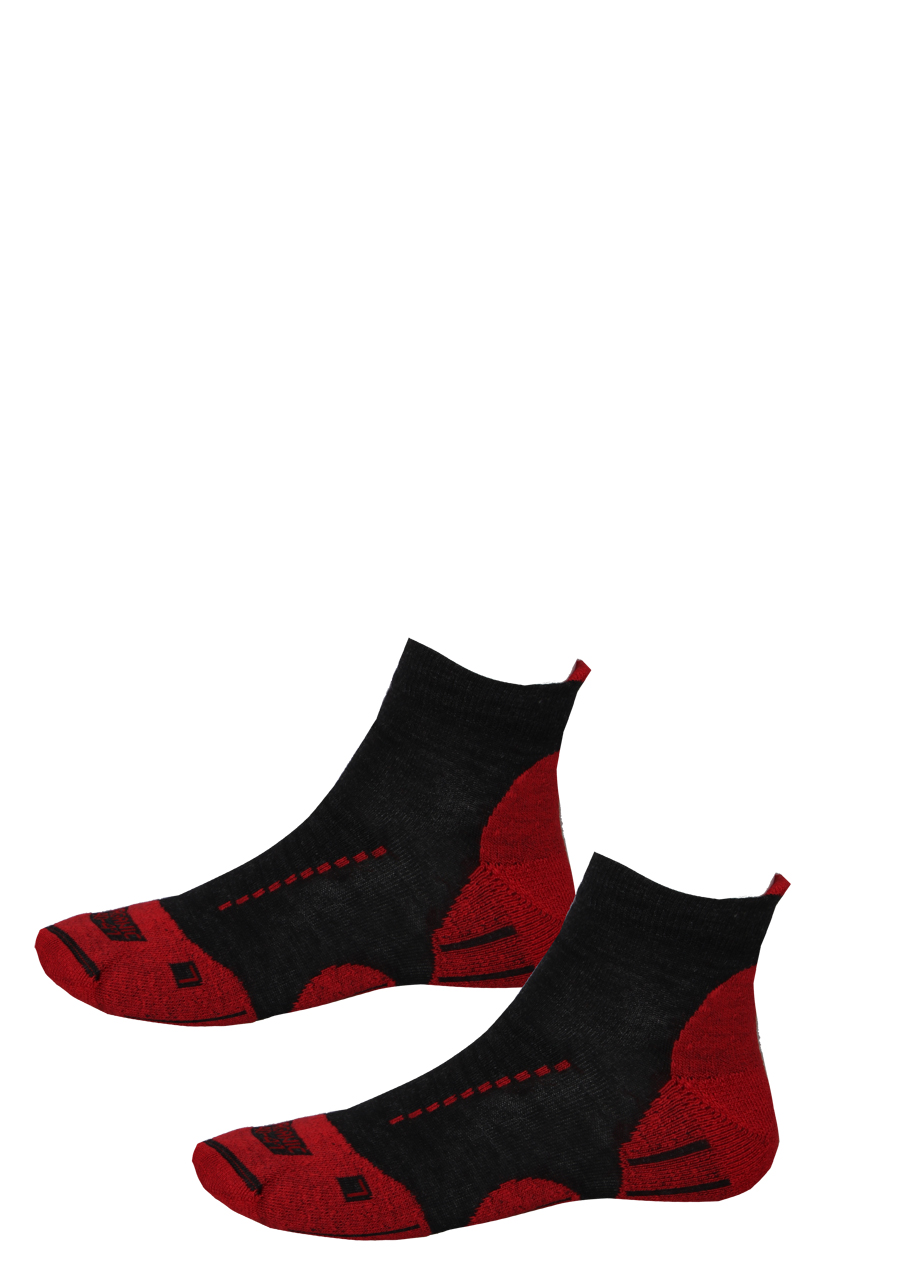 Produktbild f�r 'HIRSCH SPORTS Sneakersocken JONA Jersey Muster rot'