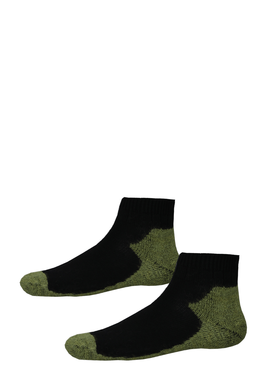 Produktbild f�r 'HIRSCH SPORTS Sneakersocken SIDNEY Schurwollmix Strick gr�n'