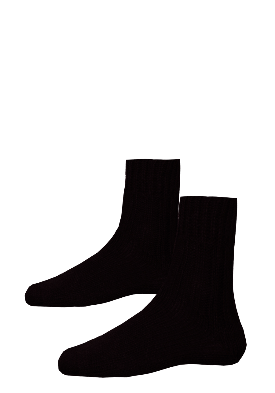 Produktbild f�r 'HIRSCH NATUR Norwegersocken Schurwolle Strick schwarz'