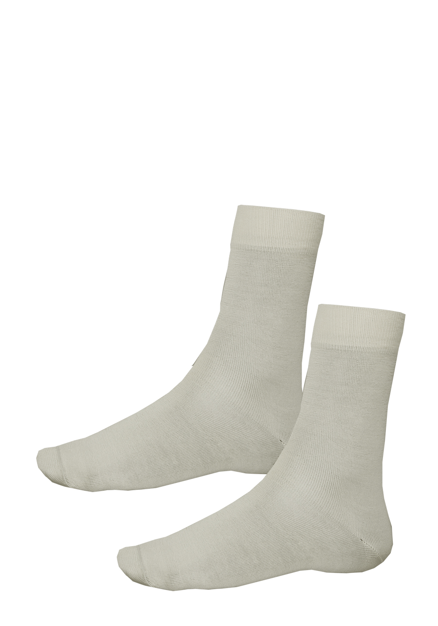 Produktbild f�r 'HIRSCH NATUR Socken Seide Jersey beige'