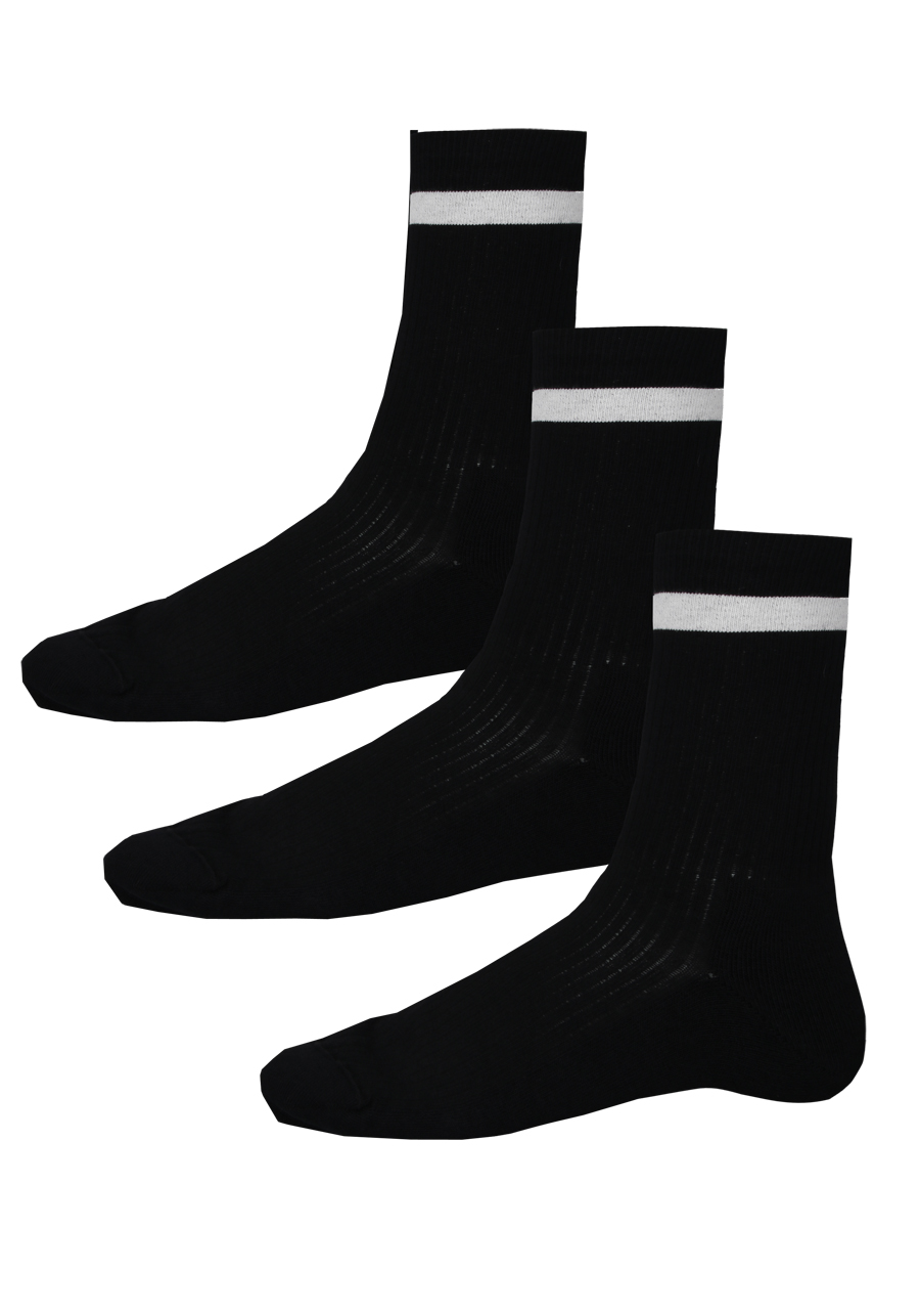 Produktbild f�r 'HIRSCH SPORTS Socken 3er Pack lang GERRIT Frottier schwarz'