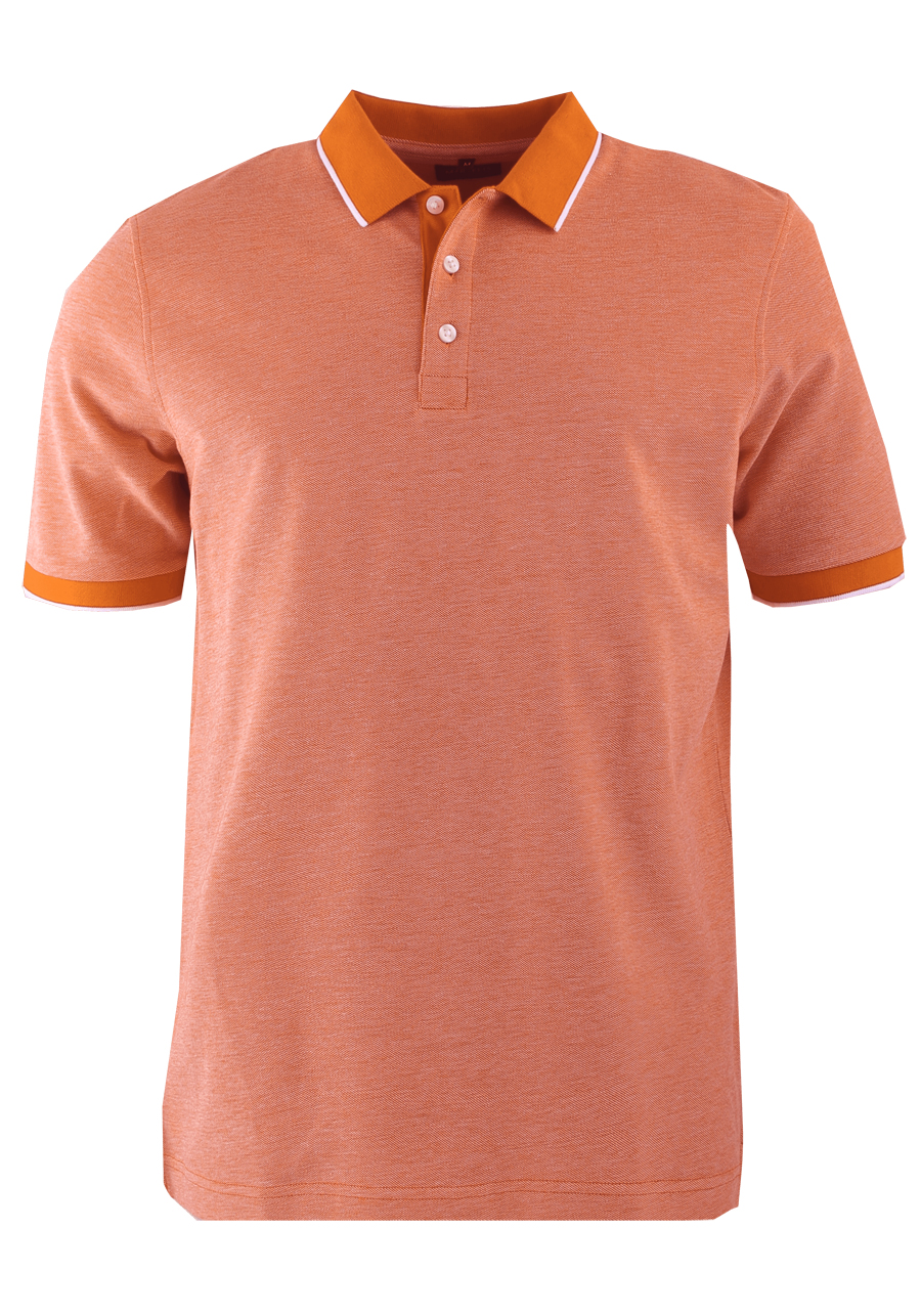 Produktbild fr 'MARVELIS Halbarm Poloshirt geknpfter Kragen Pique apricot'