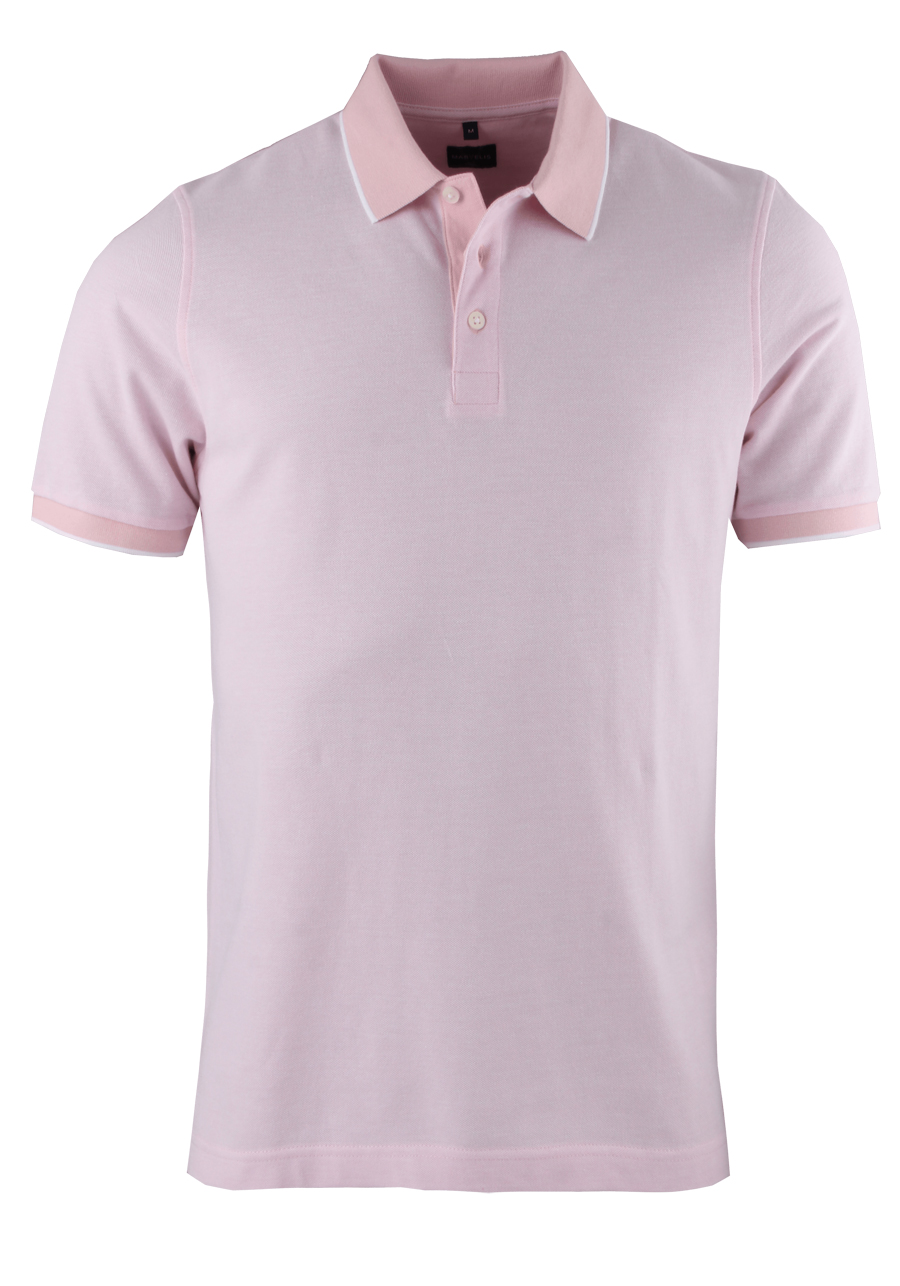 Produktbild fr 'MARVELIS Halbarm Poloshirt geknpfter Kragen Pique rosa'