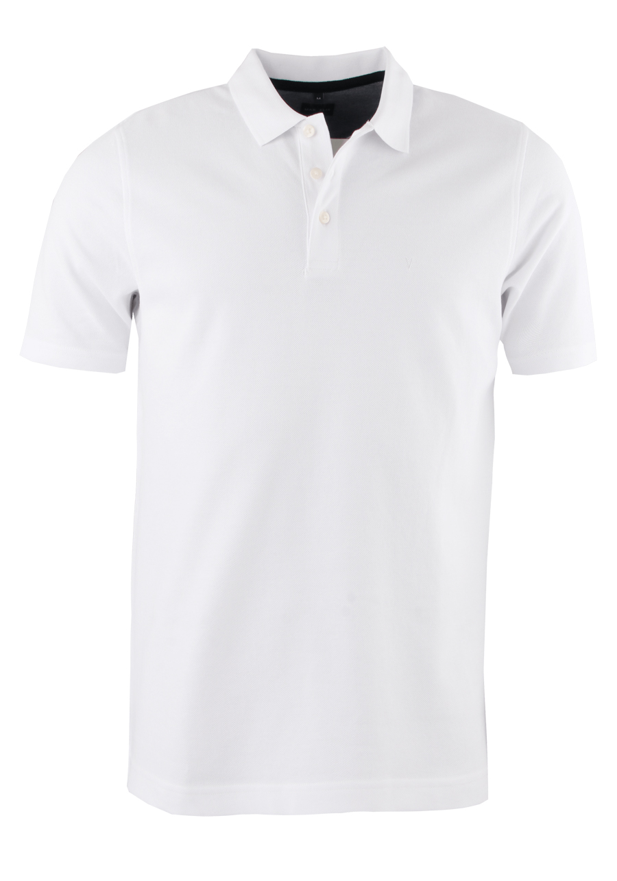 Produktbild fr 'MARVELIS Halbarm Poloshirt geknpfter Kragen Pique wei'