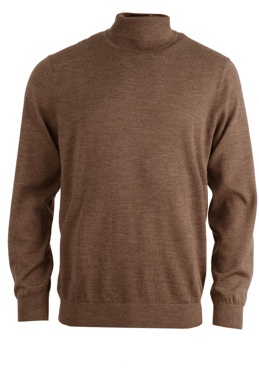 Produktbild fr 'MARVELIS Rollkragenpullover Langarm cognac'