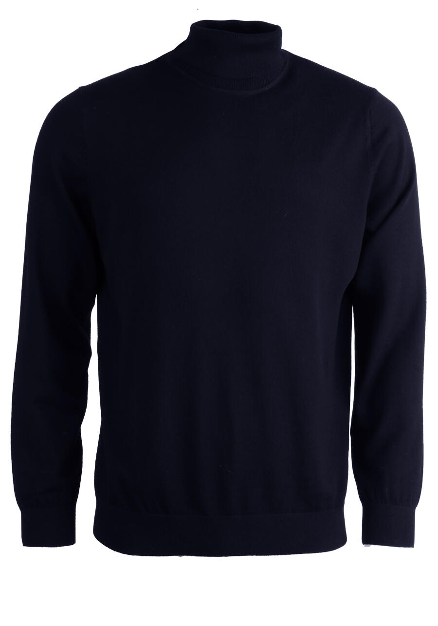 Produktbild fr 'MARVELIS Rollkragenpullover Langarm nachtblau'