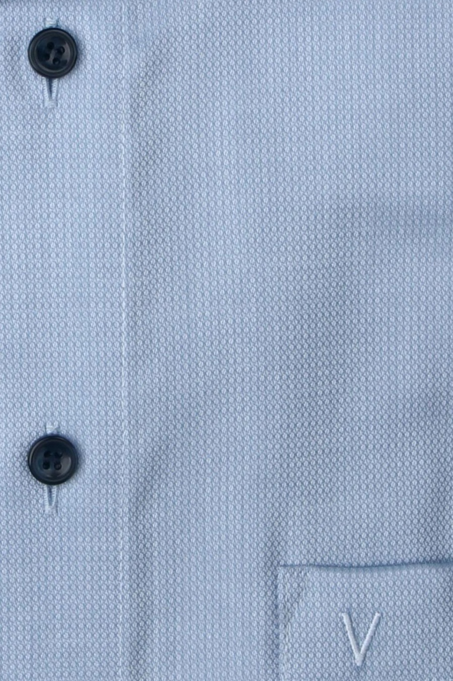 Produktbild fr 'MARVELIS Modern Fit Hemd extra langer Arm New Kent Kragen Struktur hellblau'