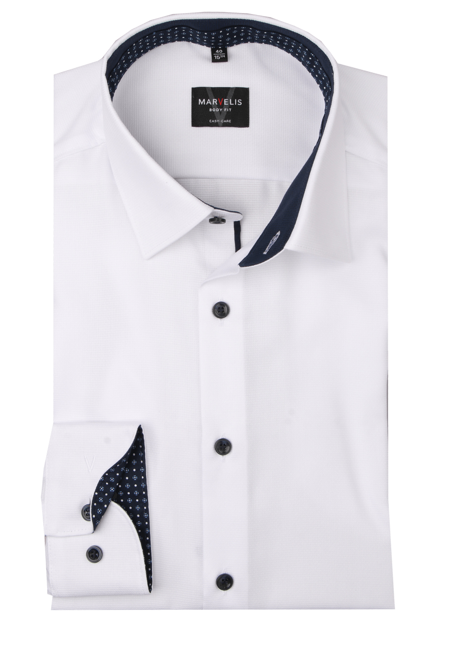 Produktbild von Marvelis Modern Fit Marvelis Herren-Hemd Modern Fit – Bügelfrei