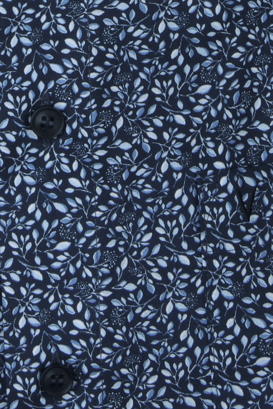 Produktbild f�r 'MARVELIS Modern Fit Hemd extra langer Arm New Kent Kragen Blumenmuster dunkelblau'