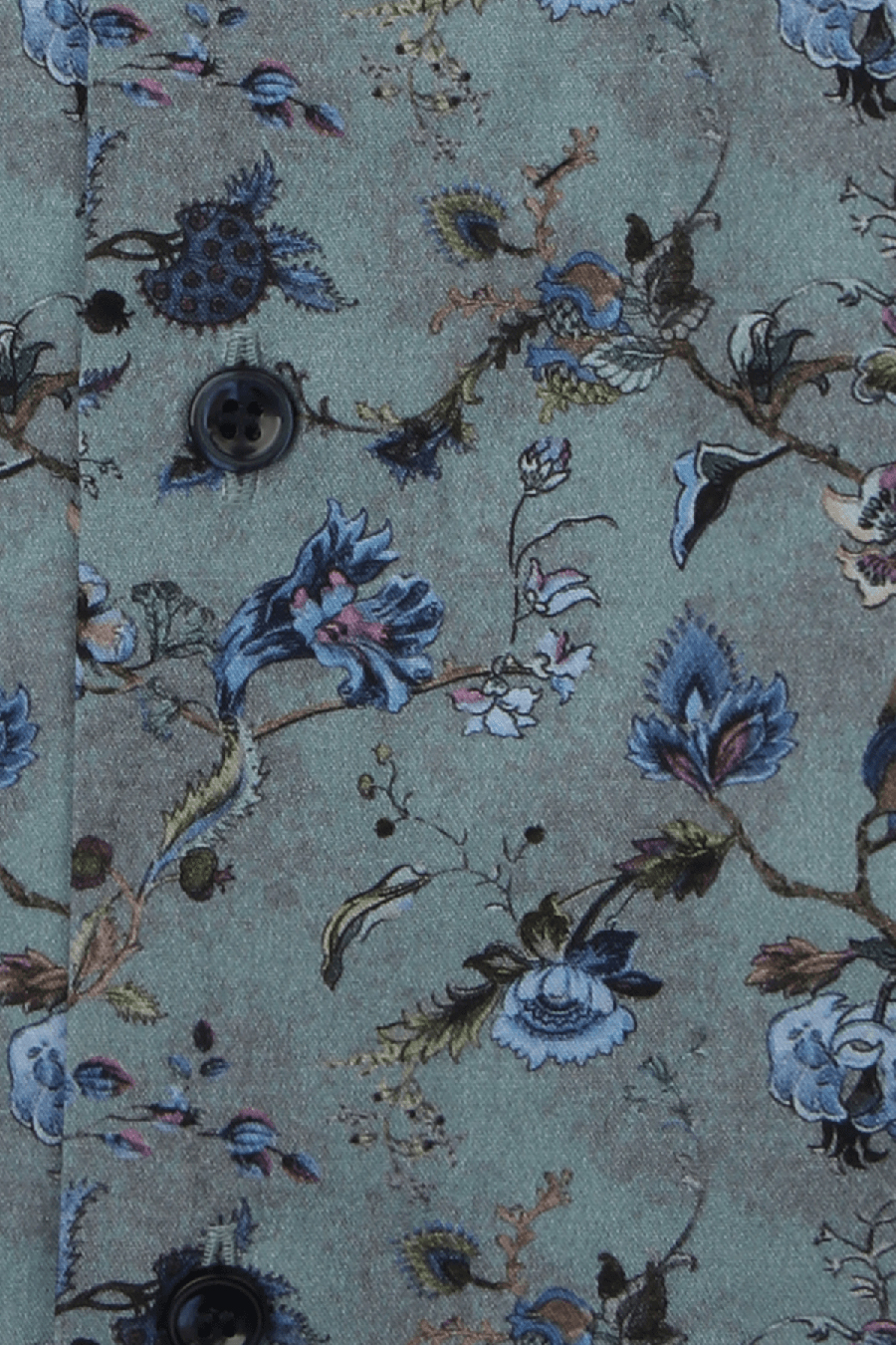 Produktbild f�r 'MARVELIS Modern Fit Hemd Langarm New Kent Kragen Muster gr�n'