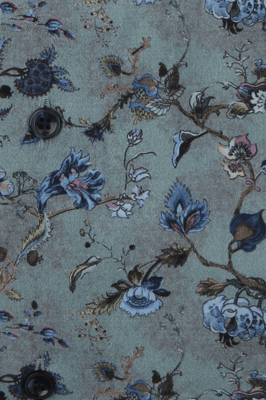 Produktbild f�r 'MARVELIS Modern Fit Hemd extra langer Arm New Kent Kragen Blumenmuster gr�n'