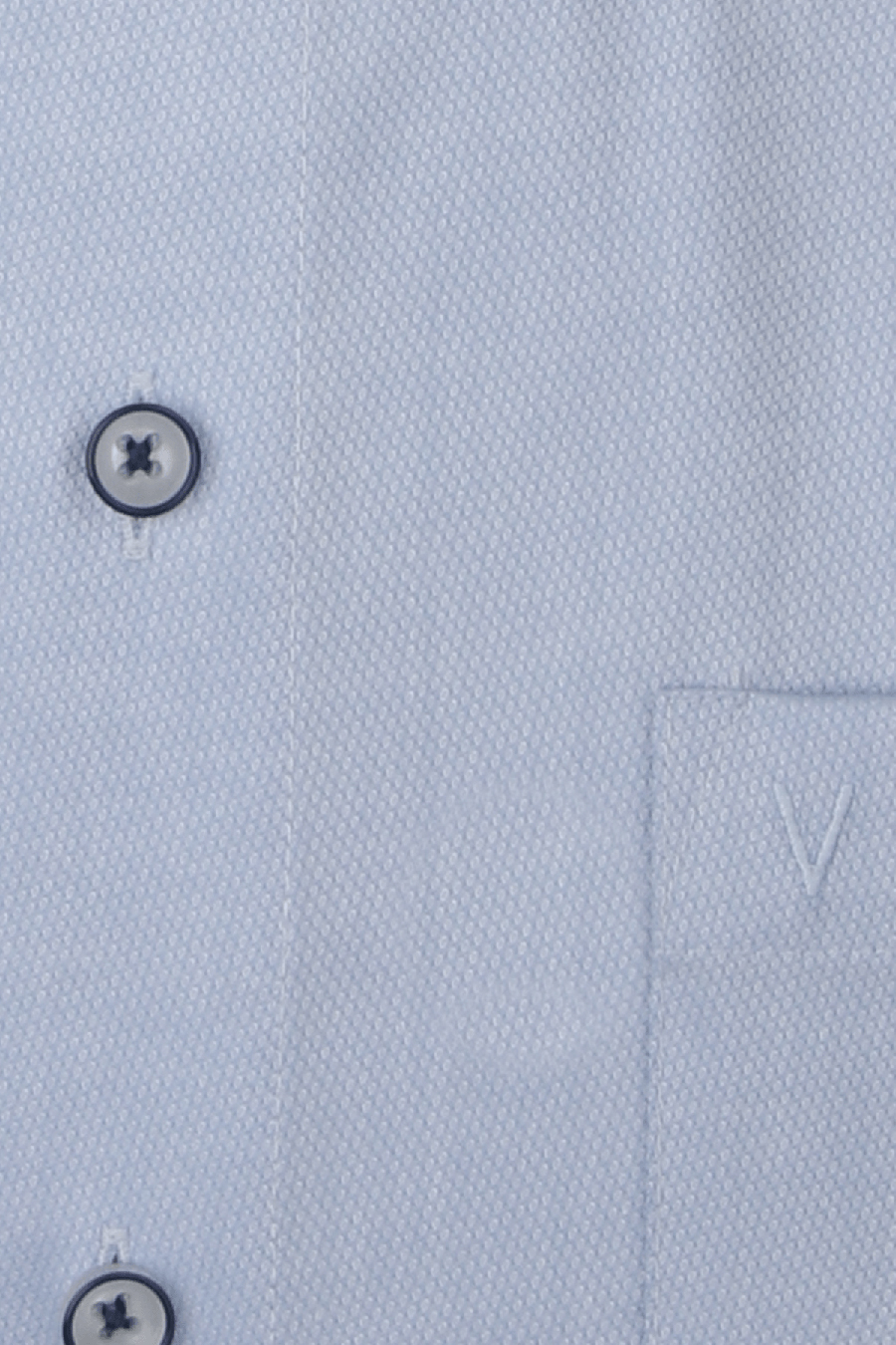Produktbild fr 'MARVELIS Modern Fit Hemd Langarm New Kent Kragen Struktur hellblau'