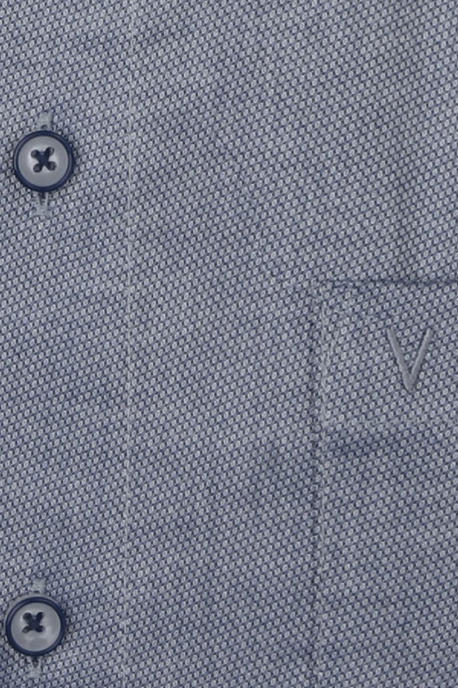 Produktbild fr 'MARVELIS Modern Fit Hemd Langarm New Kent Kragen Struktur nachtblau'