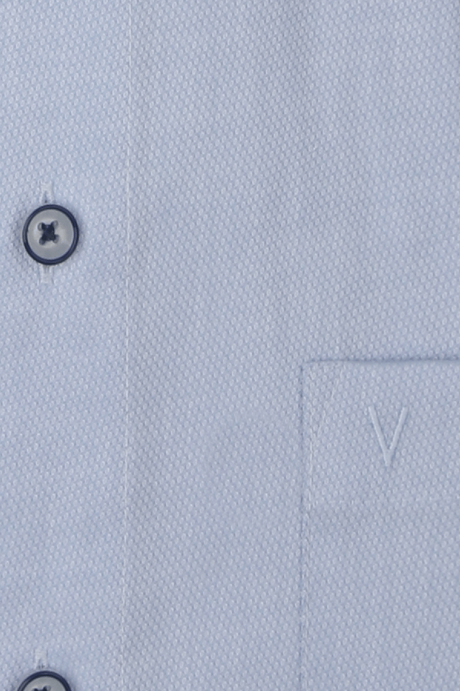 Produktbild fr 'MARVELIS Modern Fit Hemd Halbarm New Kent Kragen Struktur hellblau'