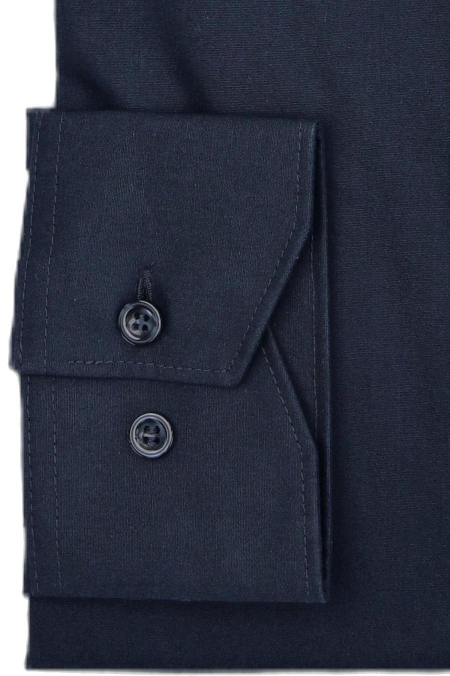 MARVELIS Modern Popeline mit nachtblau Langarm Brusttasche Fit Hemd