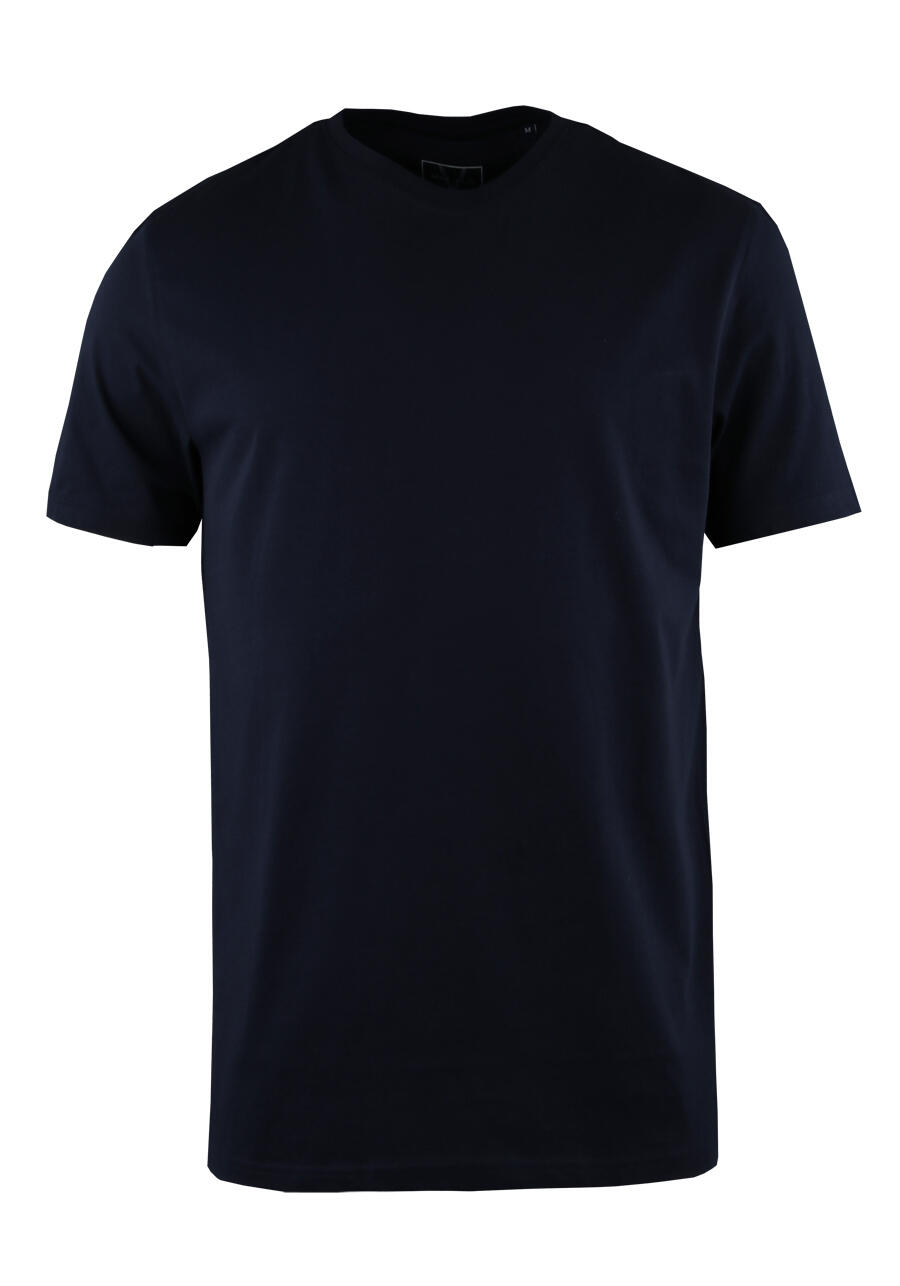 Produktbild fr 'MARVELIS T-Shirt Halbarm Rundhals Baumwolle Jersey nachtblau'