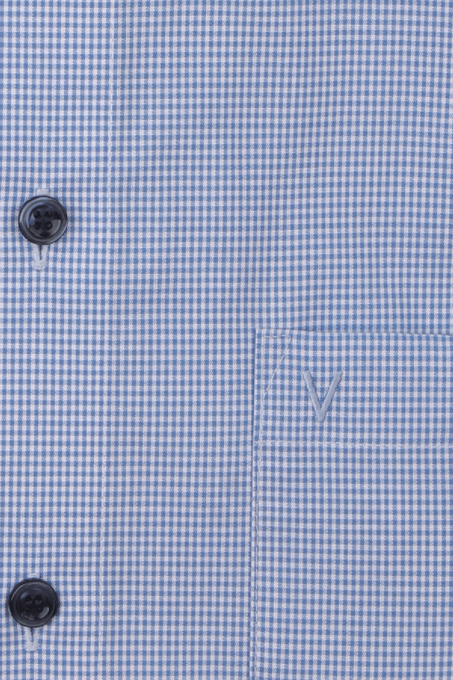 Produktbild f�r 'MARVELIS Modern Fit Hemd Halbarm New Kent Kragen Karo mittelblau'